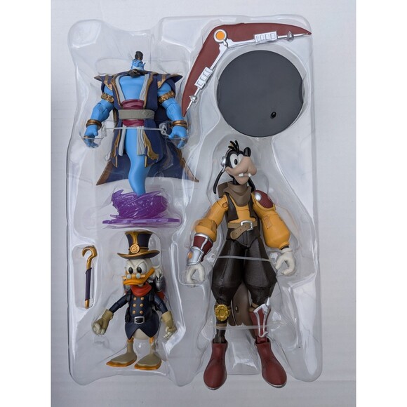 Disney Mirrorverse Genie Scrooge McDuck and Goofy Figures McFarlane Toys Gold - Picture 3 of 4